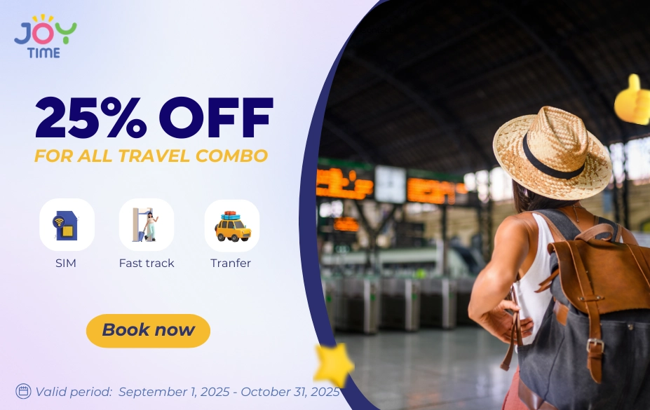 SUPER HOT DEAL: 25% OFF FOR ALL TRAVEL COMBO